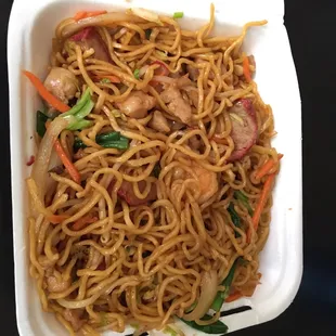 Lo Mein Combination it&apos;s good for a decent price and good portion.