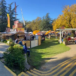 Plenty of fair food, beer, and live music. Oh yeah, lots of mandarins!