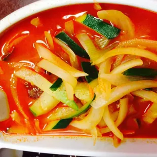 Spicy Noodle Soup