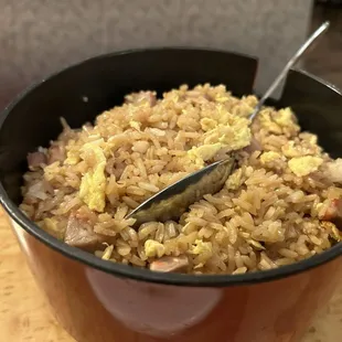 We opted for fried rice but we did get the choice of white or fried rice with family meal