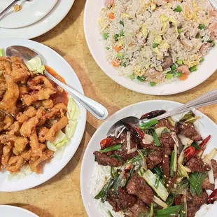 chicken wings and fried chicken, food