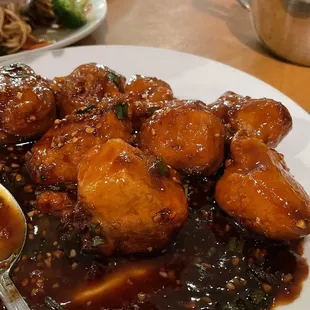 Crispy Eggplant in Hot Garlic Sauce