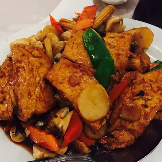 Prawns with Black Bean Sauce