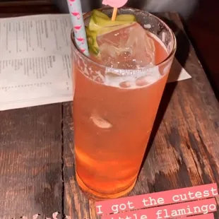 Pink Flamingo Cocktail