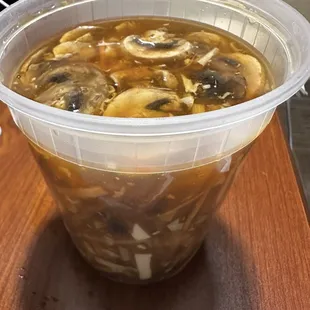 Hot and sour soup. What a value and so tasty!