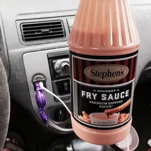 Go to Winco &amp; get &quot;Fry Sauce&quot; and dip calamari in it. To die for! primo patio sauce San Francisco.