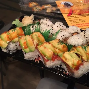 sushi and sashimi, food, sashimi, sushi