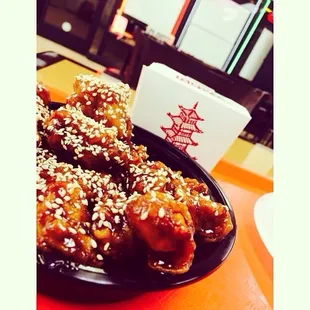 Sesame chicken to die for ;)