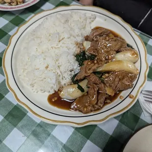 Beef bok choy