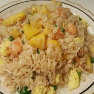 Pineapple shrimp fried rice