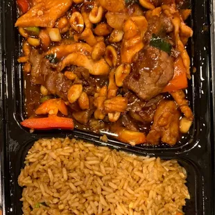 a meal in a plastic container