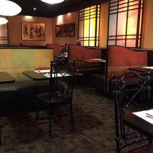 Inside the restaurant: