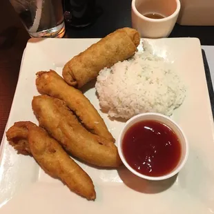 Mandarin chicken combo