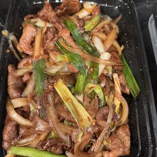 Mongolian beef