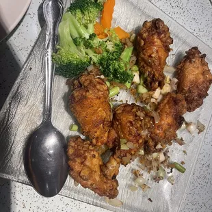 Salt and pepper wings