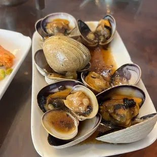 shellfish, oysters, oysters and mussels, mussels, food