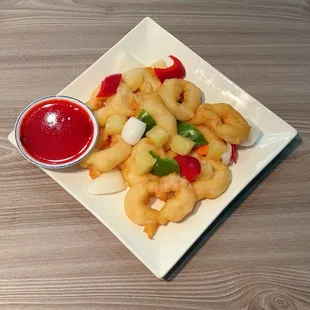 Sweet and sour shrimp