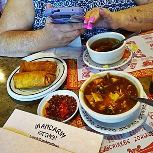 a woman using her cell phone