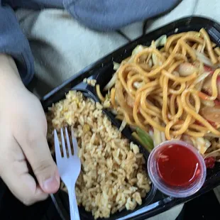 Bbqpork L03. Chow Mein Lunch Special.  Yummmmy