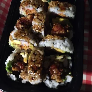 Spider roll - delicious!