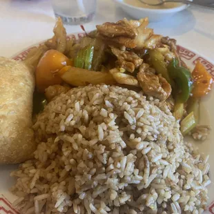 Twice Cooked Pork lunch special