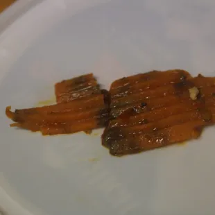 Mildewy carrots in Buddha Delight. That is not sauce...that is rot!