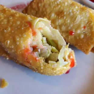 Green chili egg rolls