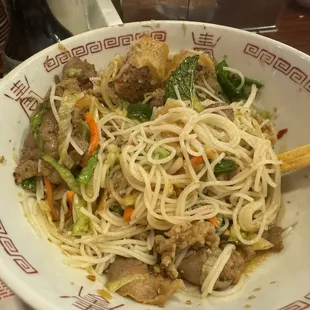Bun thit heo egg rolls