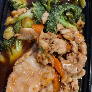 Chicken and garlic sauce