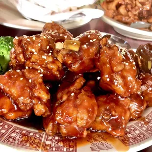 Sesame and Orange Sesame Chicken