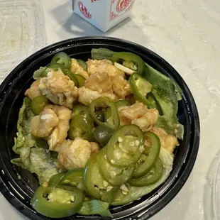 Salt and pepper squid.