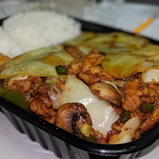 Double cooked pork.  Yum.  Good savory flavor, sauce was not sweet and thick which was good.