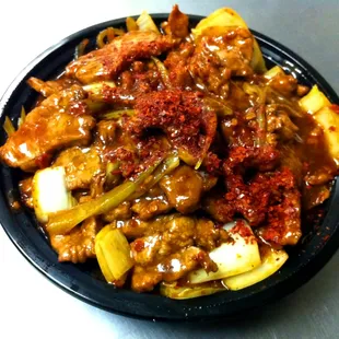 Hot Spicy Beef with Chinese Napa