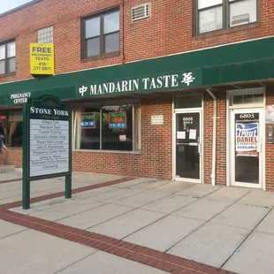 From York Road  front of the restaurant.