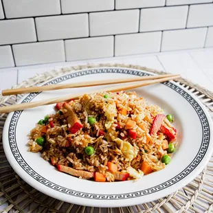 Bbq pork fried rice
