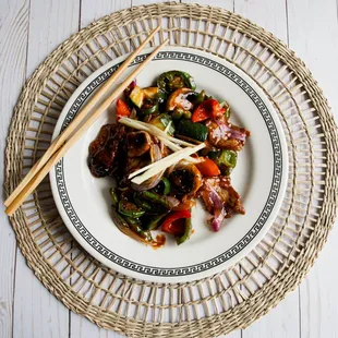 Jalapeño ginger beef