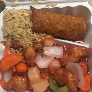 Sweet & Sour Chicken Lunch