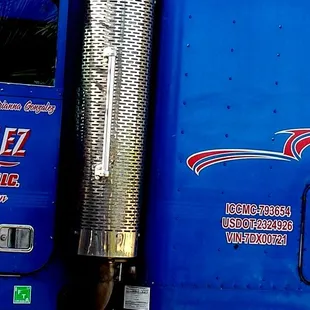 Two-tone truck decals and matching stripes