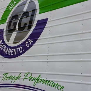 Large 3 Color Custom Trailer Decals