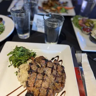 a plate of food on a table