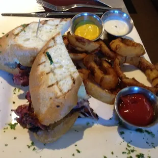 Hot Pastrami Sandwich