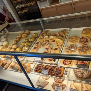 a variety of pastries