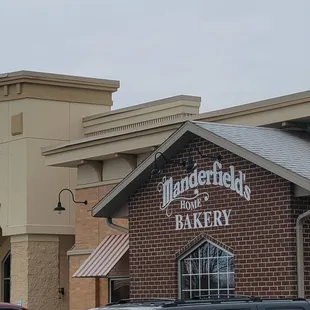 the front of the building