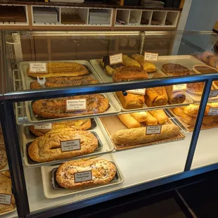 a variety of baked goods