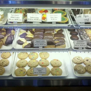 a variety of cookies