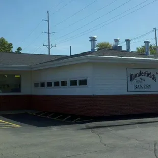 the front of the building