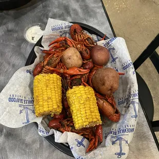 Crawfish Boil w/ Potatoes &amp; Corn