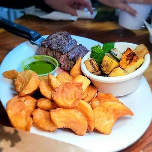 a plate of food