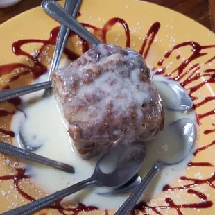 White Chocolate Bread Pudding