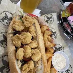 Shrimp Po Boy.